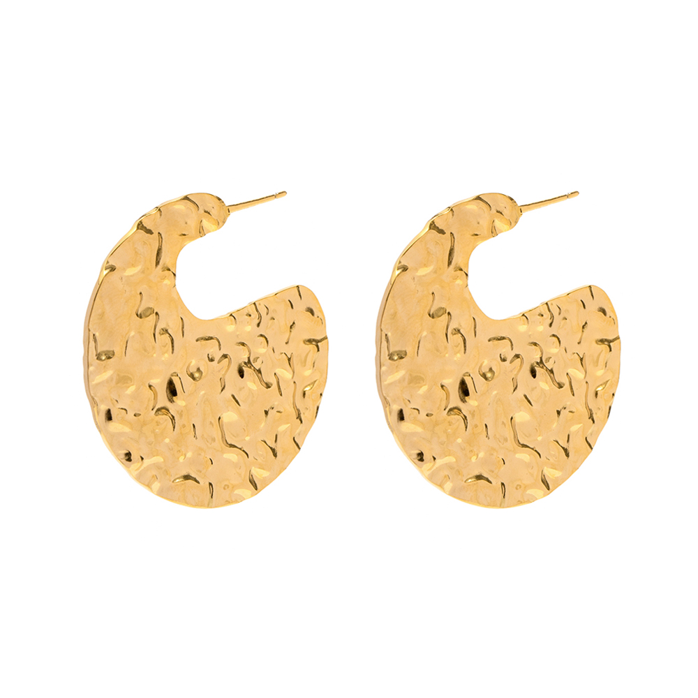 1 Pair Ins Style Korean Style Geometric Stainless Steel Plating 18k Gold Plated Ear Studs display picture 7