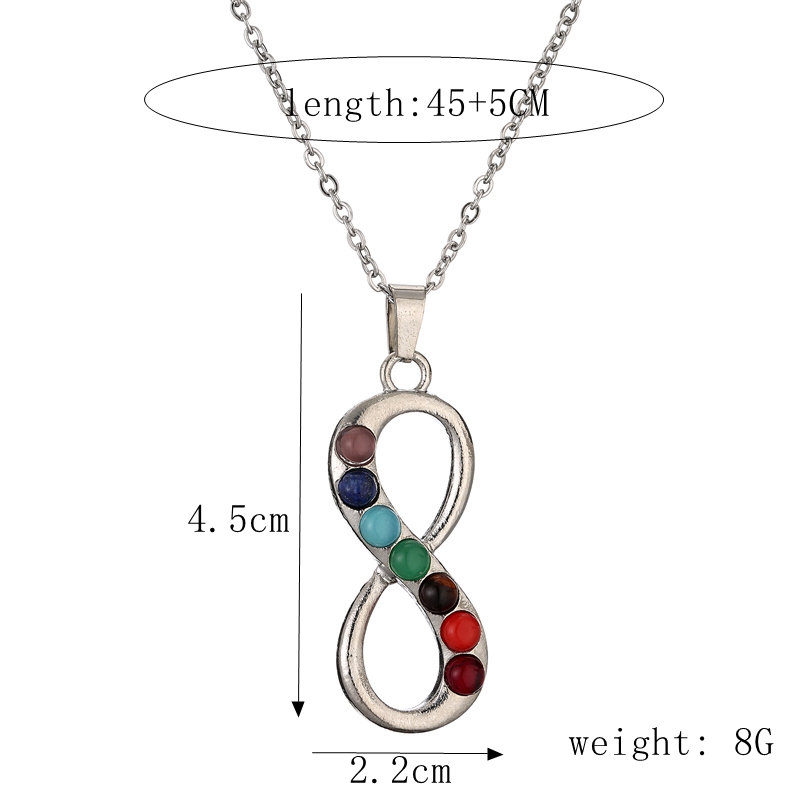 Casual Cool Style Hexagon Cross Moon Stainless Steel Plating Inlay Gem Pendant Necklace Long Necklace display picture 1