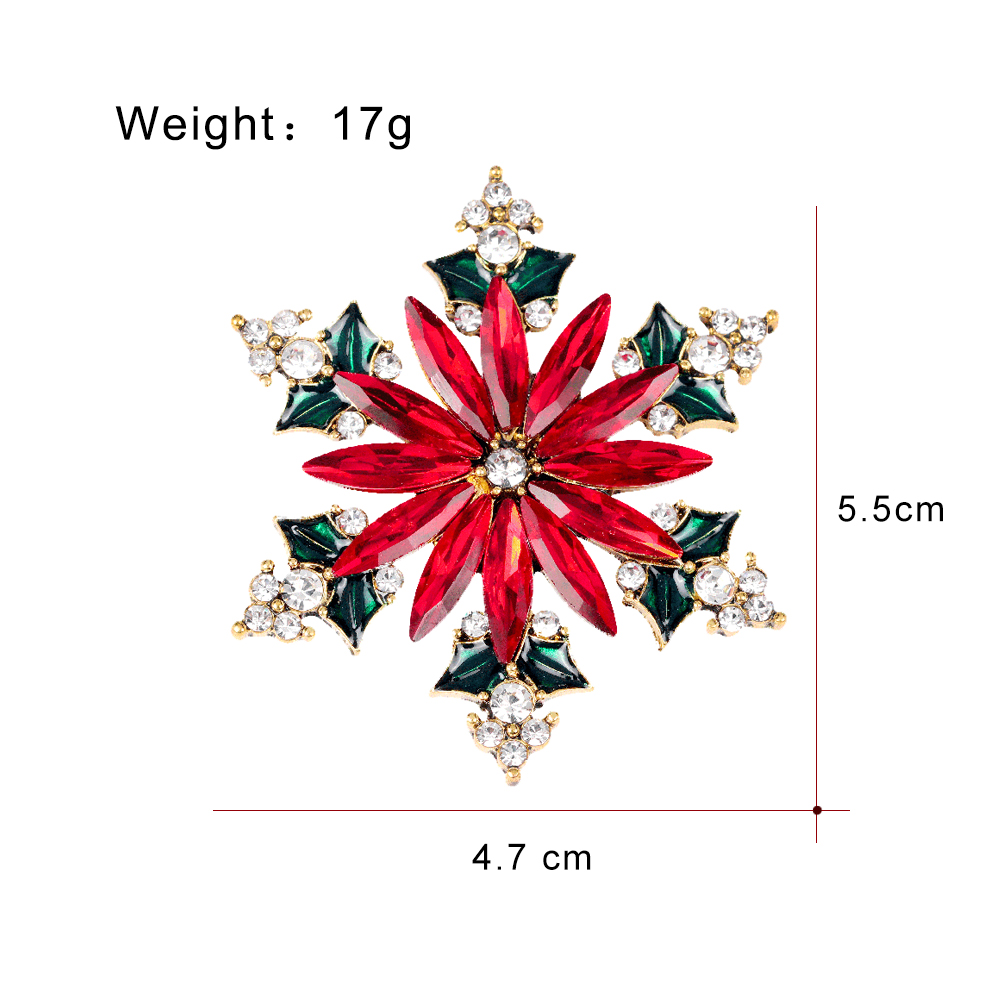 Ins Style Brillant Animal Papillon Flocon De Neige Alliage Incrustation Acrylique Strass Unisexe Broches display picture 3