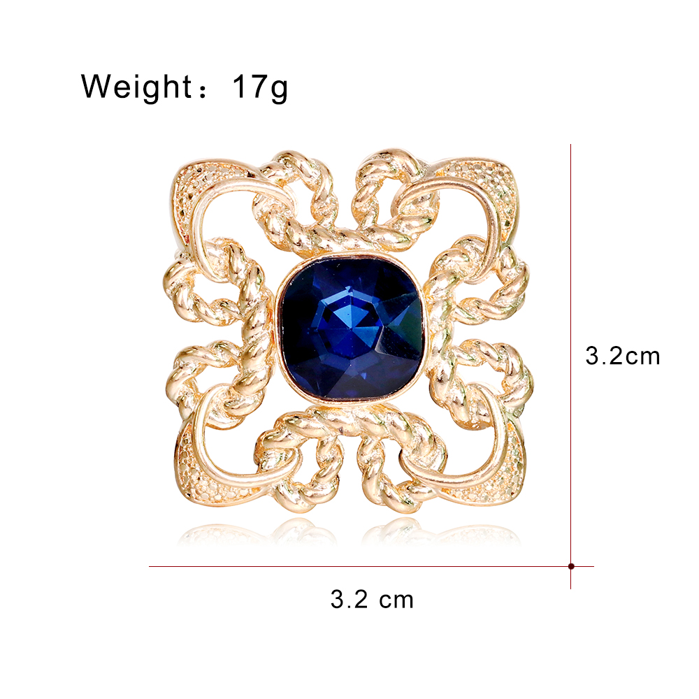 Ins Style Shiny Animal Butterfly Snowflake Alloy Inlay Acrylic Rhinestones Unisex Brooches display picture 7