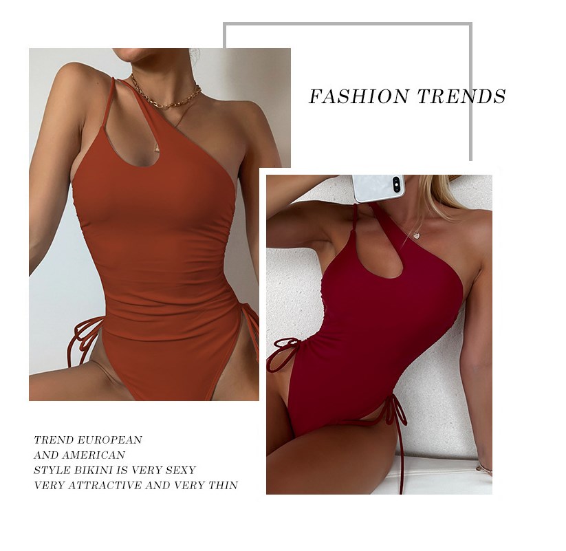 Women's Simple Style Classic Style Solid Color 1 Piece One Piece display picture 3