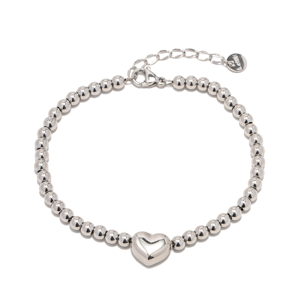 Classic Style Heart Shape Stainless Steel Plating Gold Plated Bracelets display picture 6