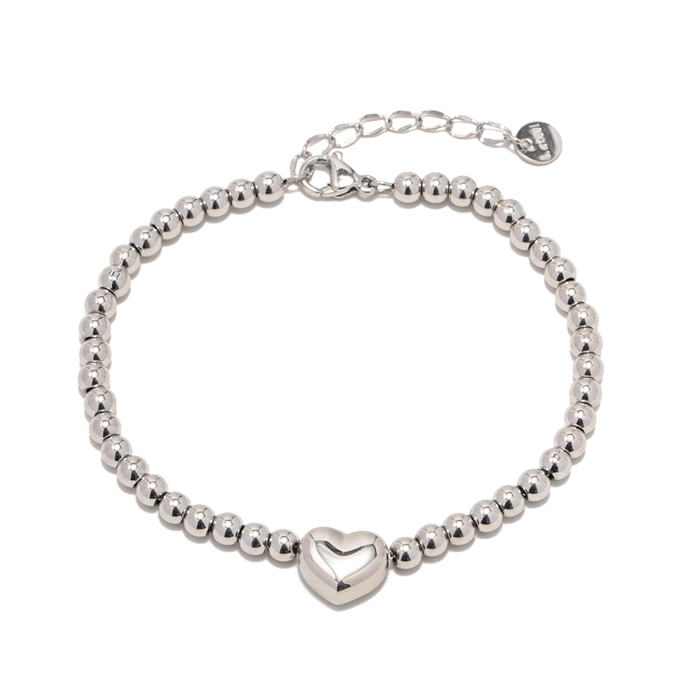 Style Classique Forme De Cœur Acier Inoxydable Placage Plaqué Or Bracelets display picture 6