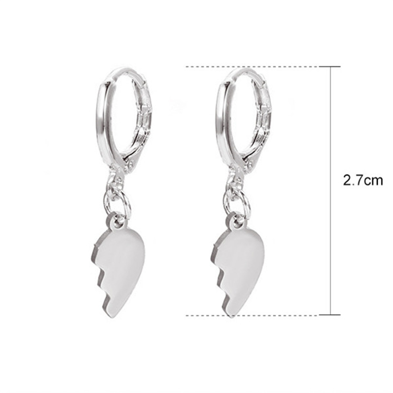 Casual Modern Style Heart Shape Key Alloy Metal Copper Asymmetrical Pearl Plating 18k Gold Plated Gold Plated Silver Plated Women's Drop Earrings display picture 12