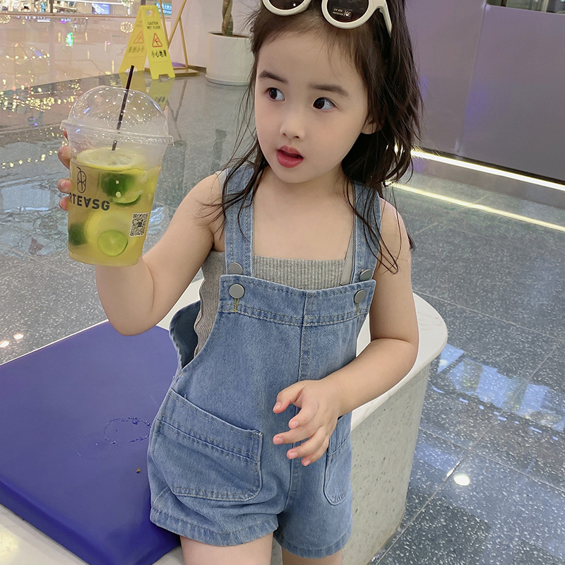 Simple Style Solid Color Cotton Spandex Polyester Girls Clothing Sets display picture 10