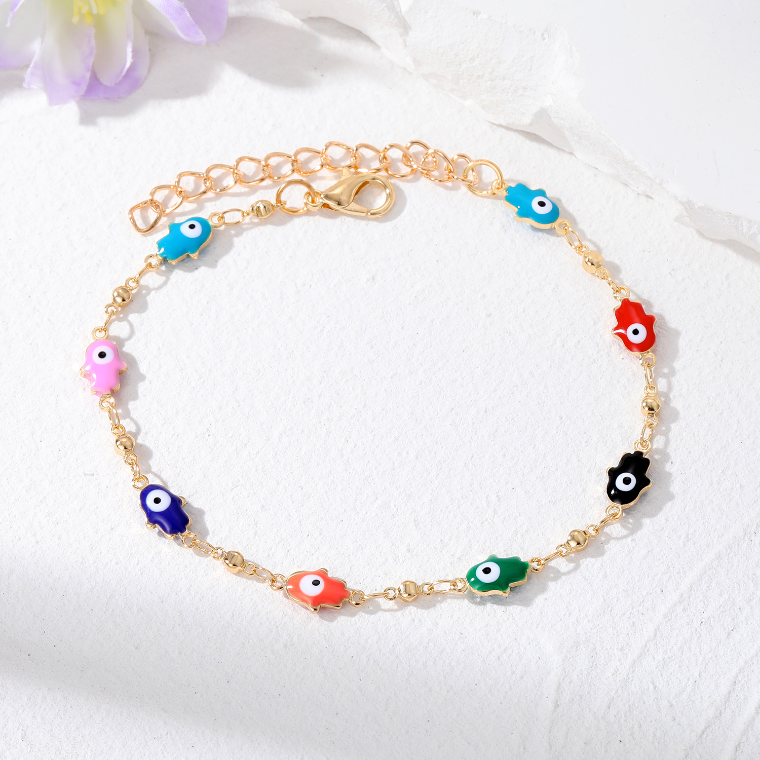 Casual Simple Style Devil's Eye Alloy Wholesale Bracelets display picture 7