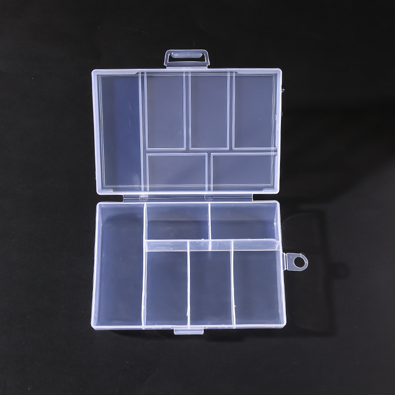 Cajas De Joyas De Plástico Transparente De Celosía De Estilo Simple display picture 2
