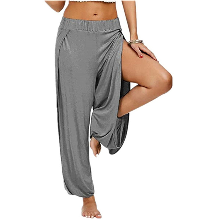Women's Stage Casual Solid Color Full Length Harem Pants display picture 8