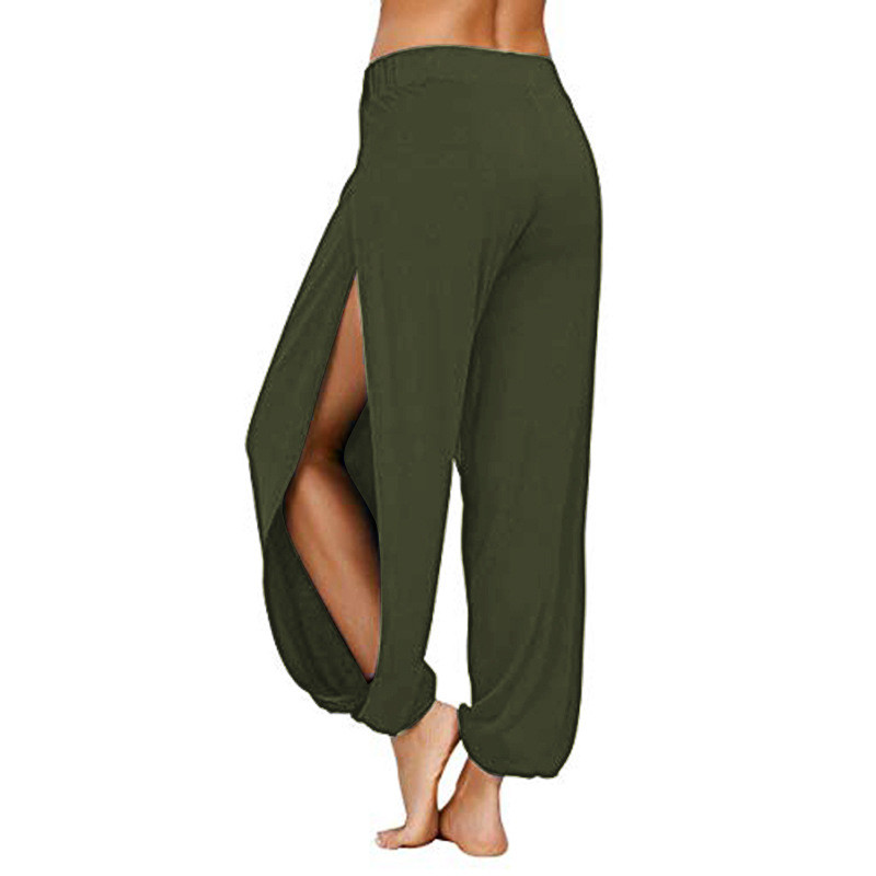 Women's Stage Casual Solid Color Full Length Harem Pants display picture 13