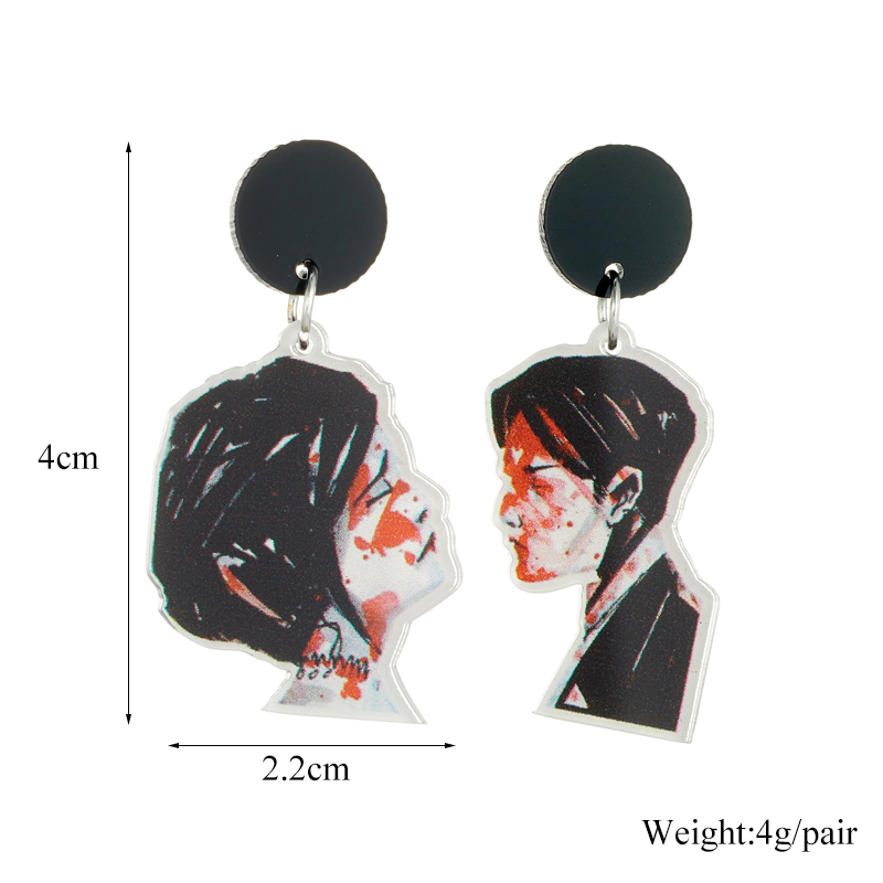 Cartoon Style Cute Human Arylic Printing Women's Drop Earrings display picture 10