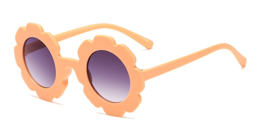 Cute Classic Style Geometric Resin Round Frame Full Frame Kids Sunglasses display picture 3