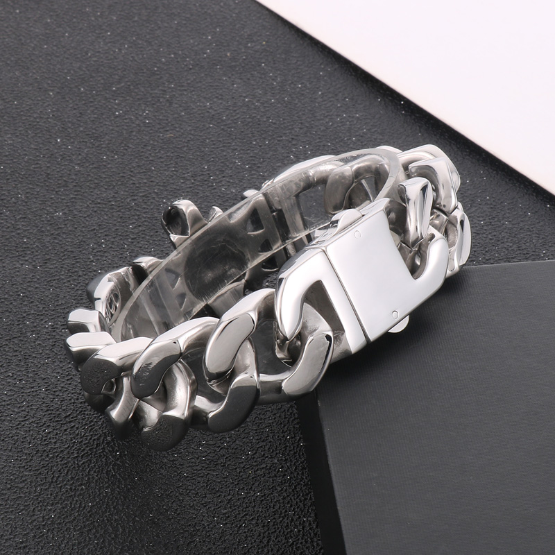 Hip-hop Streetwear Wolf Titanium Steel Men's Bracelets display picture 2