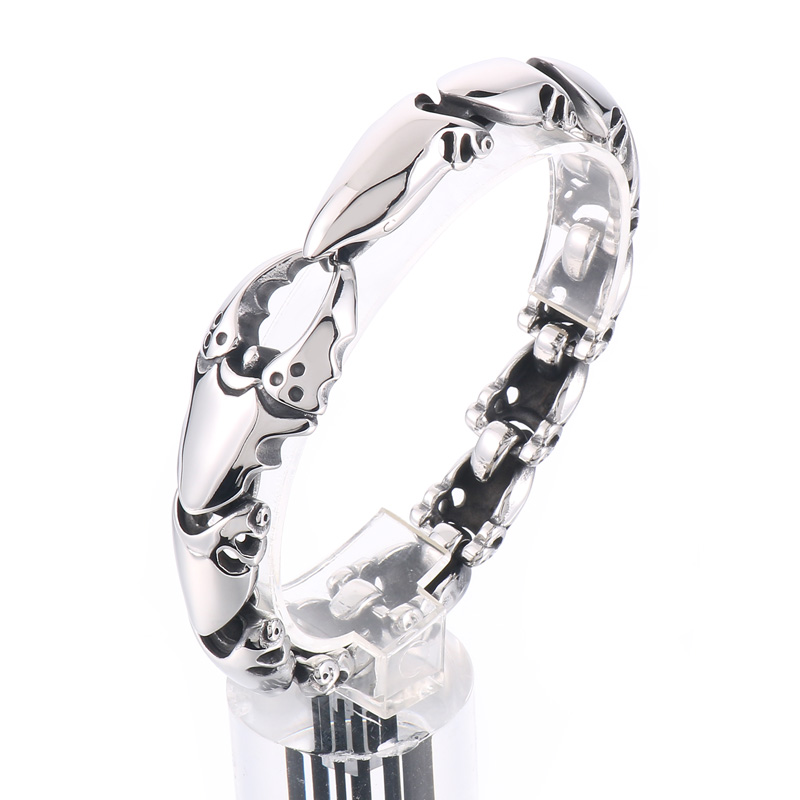 Hip Hop Geometrisch Titan Stahl Überzug Männer Armbänder display picture 1