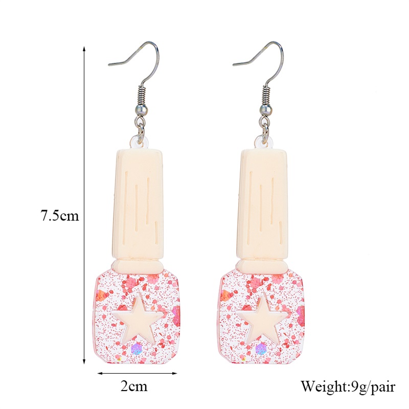 Shiny Star Arylic Sequins Women's Drop Earrings display picture 2