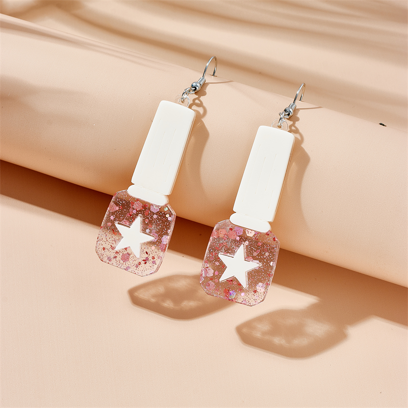 Brillant Star Arylique Paillettes Femmes Boucles D'oreilles display picture 5