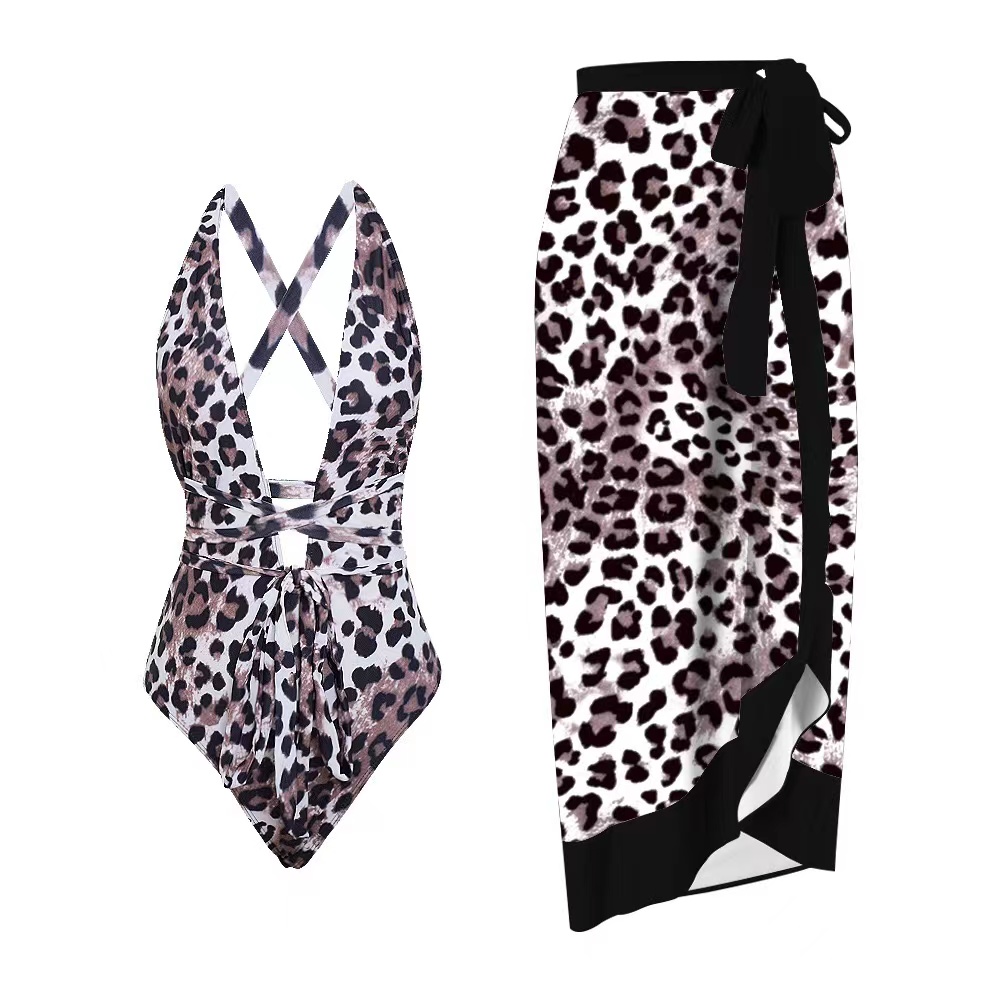 Women's Vacation Leopard One Pieces 1 Piece display picture 4