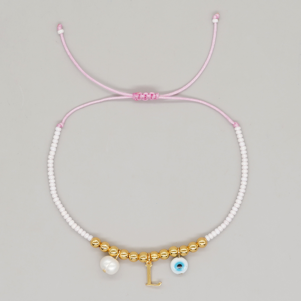 Bohemian Letter Eye Glass Wholesale Drawstring Bracelets display picture 13