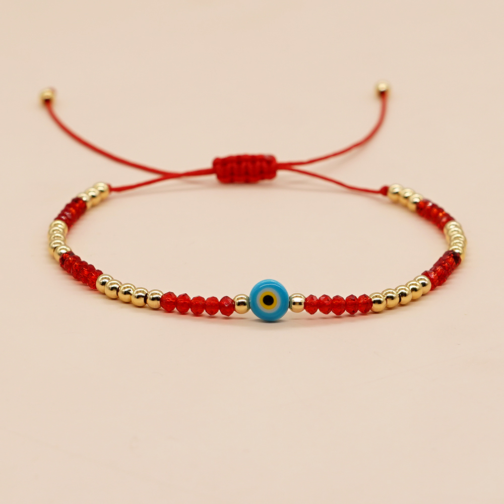 Einfacher Stil Pendeln Auge Kupfer Perlen Armbänder display picture 24