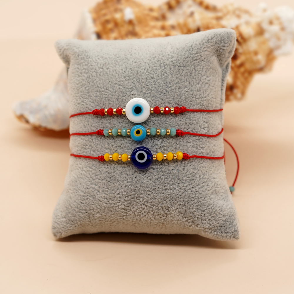 Einfacher Stil Pendeln Auge Kupfer Perlen Armbänder display picture 23