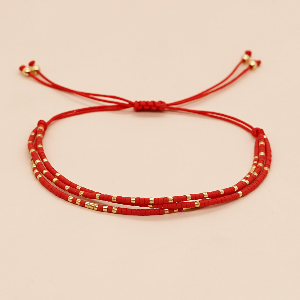 Ethnic Style Geometric Seed Bead Beaded Handmade Unisex Bracelets display picture 2