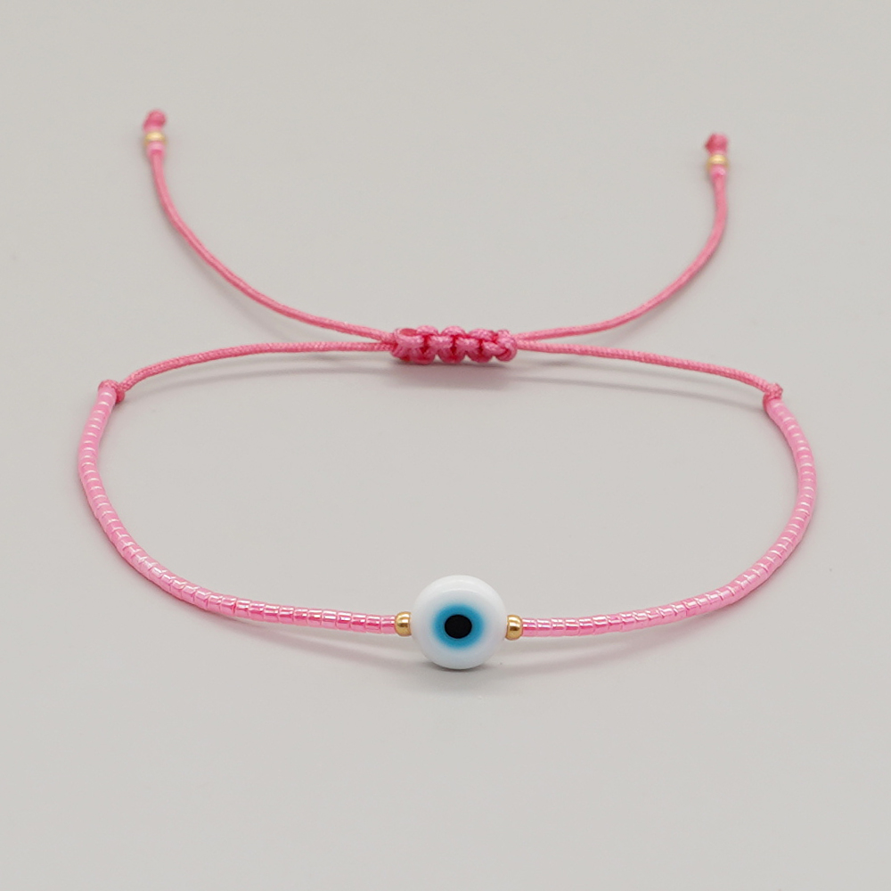 Retro Eye Glass Glass Beaded Women's Bracelets display picture 3