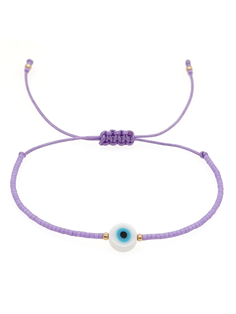 Retro Eye Glass Glass Beaded Women's Bracelets display picture 8
