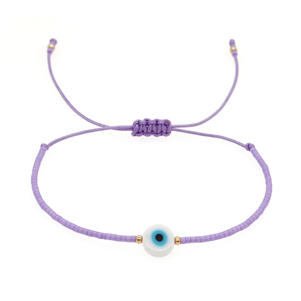 Retro Eye Glass Glass Beaded Women's Bracelets display picture 9