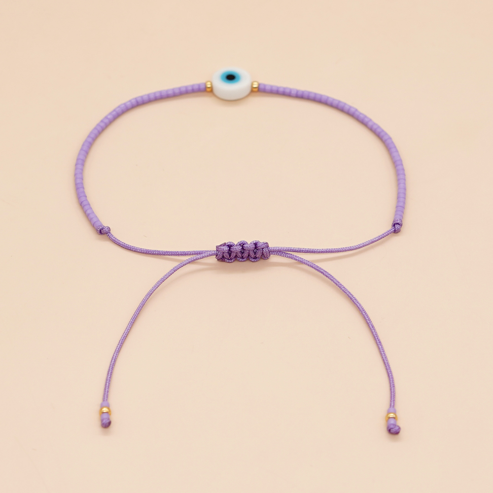 Retro Eye Glass Glass Beaded Women's Bracelets display picture 15