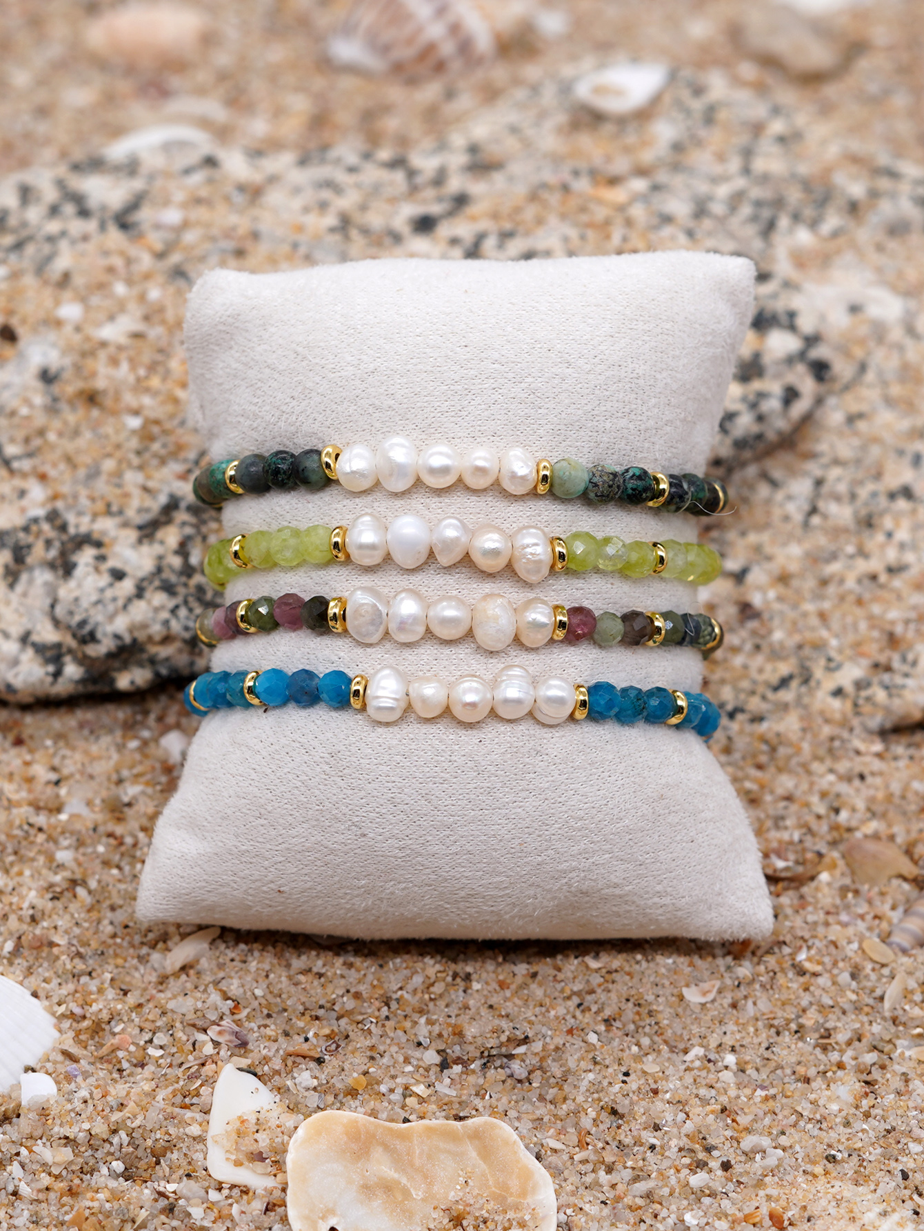 Ethnic Style Multicolor Freshwater Pearl Beaded Bracelets display picture 15