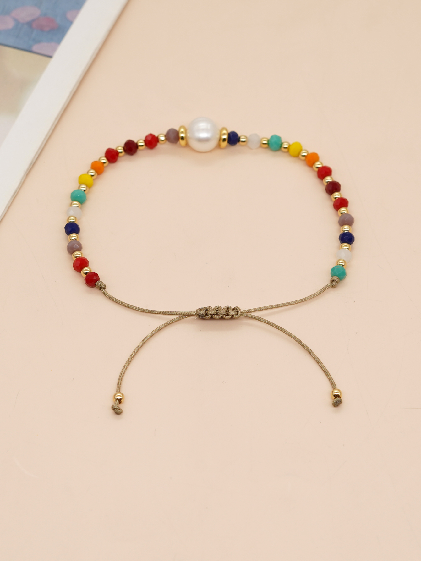 Sweet Colorful Artificial Crystal Freshwater Pearl Beaded Women's Bracelets display picture 2