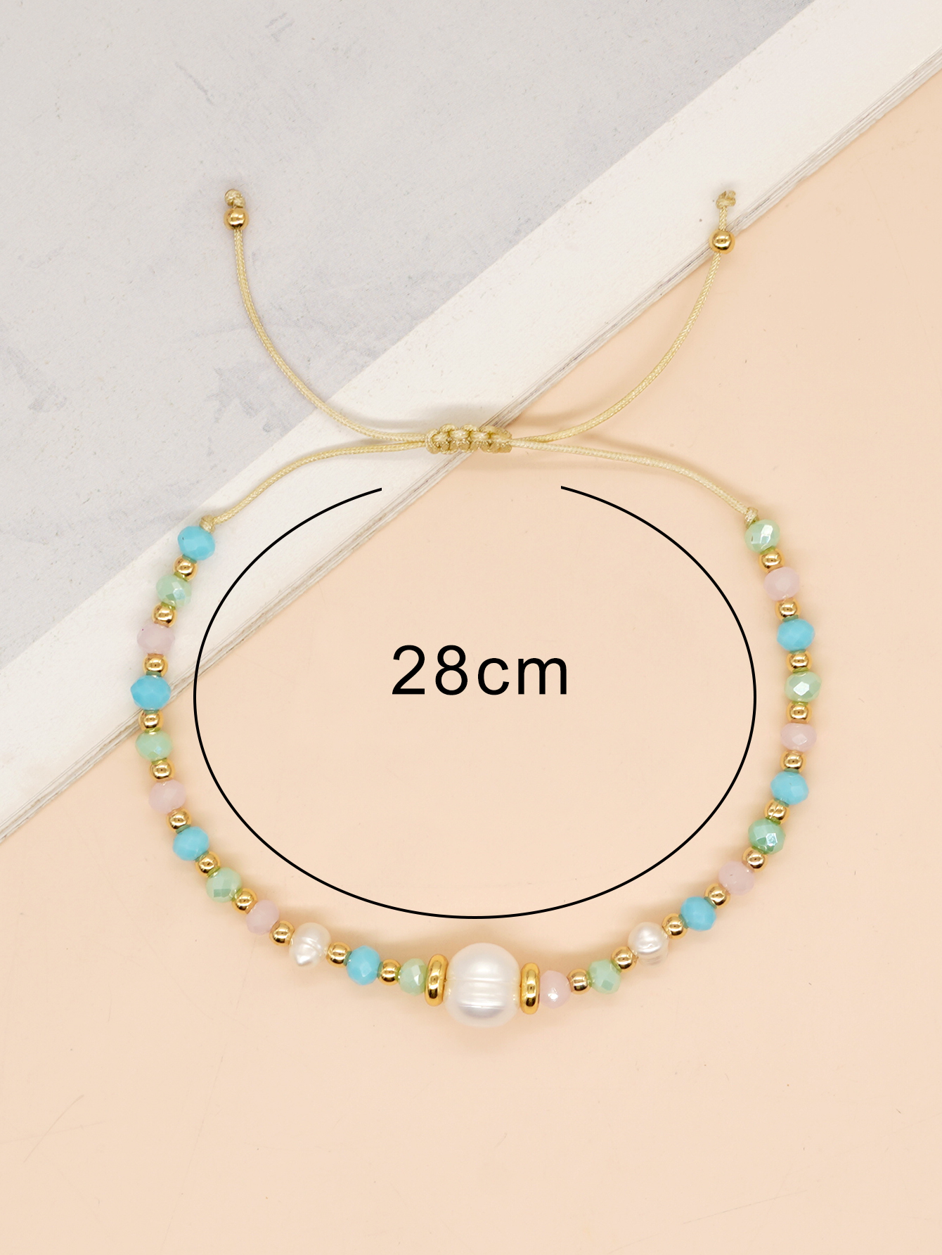 Sweet Colorful Artificial Crystal Freshwater Pearl Beaded Women's Bracelets display picture 12
