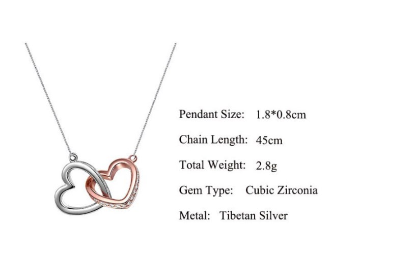 Mama Heart Shape Alloy Copper Zircon Pendant Necklace In Bulk display picture 1