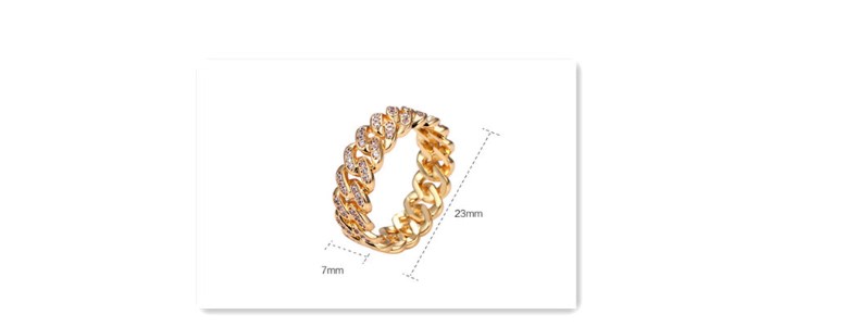 Einfacher Stil Einfarbig Messing Vergoldet Versilbert Zirkon Ringe In Masse display picture 5
