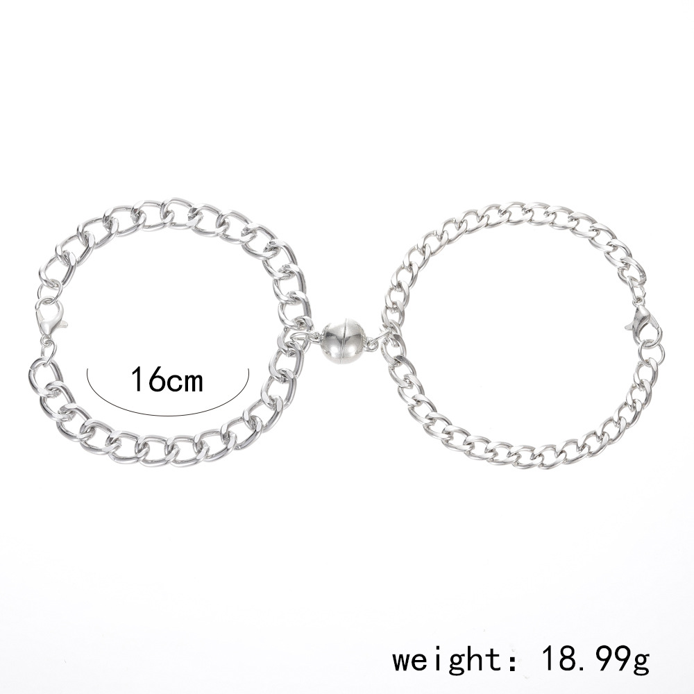 Romantic Simple Style Heart Shape Alloy Wholesale Bracelets display picture 6