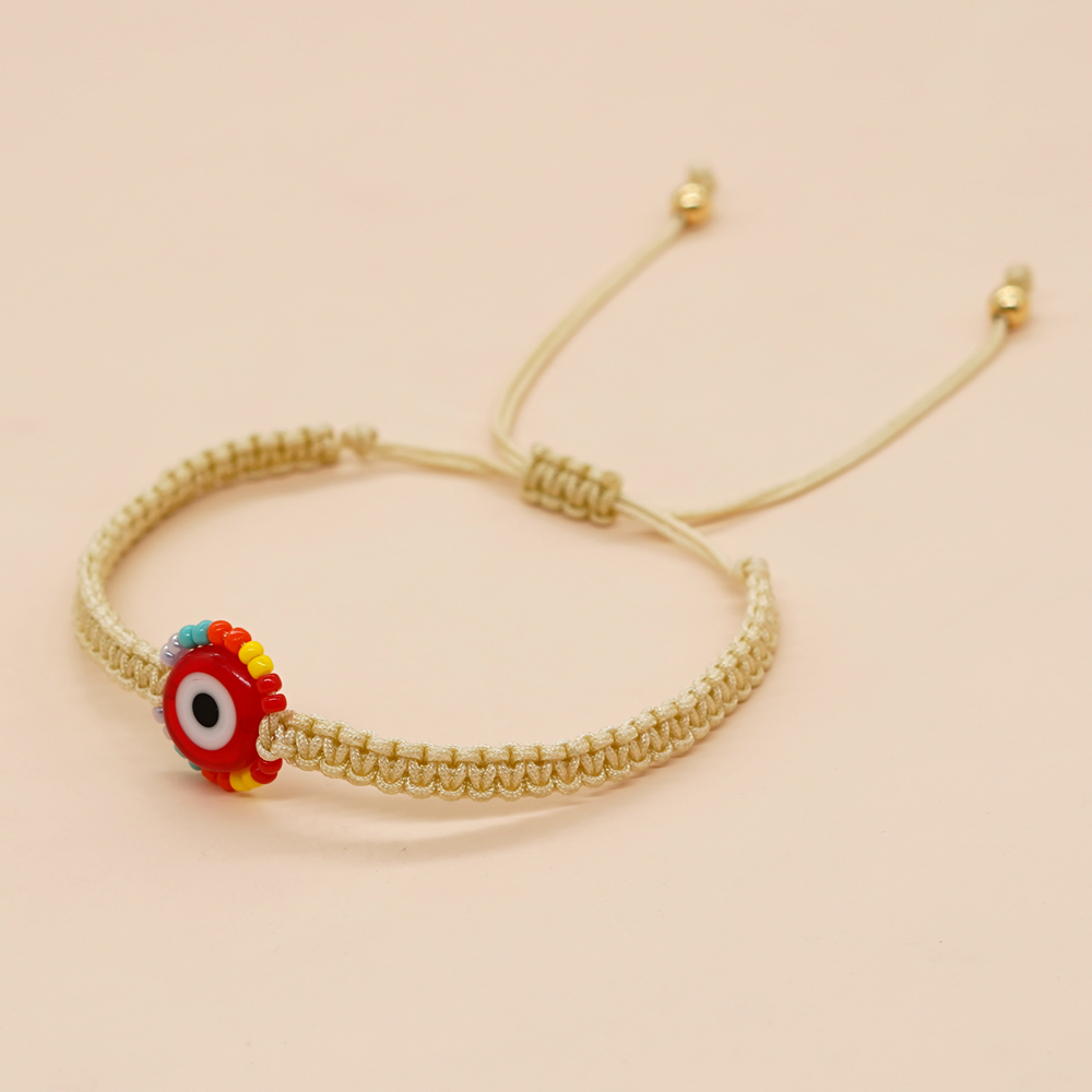 Simple Style Eye Glass Beaded Braid Women's Bracelets display picture 8