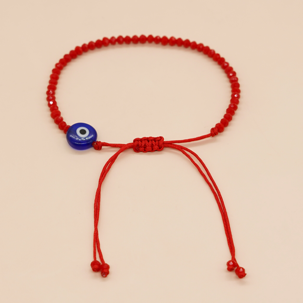 Simple Style Eye Glass Beaded Braid Women's Bracelets display picture 13