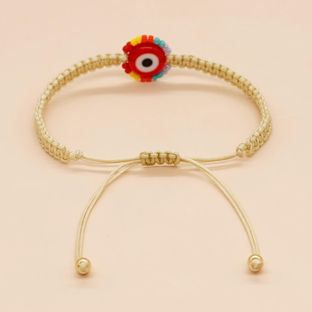 Simple Style Eye Glass Beaded Braid Women's Bracelets display picture 11