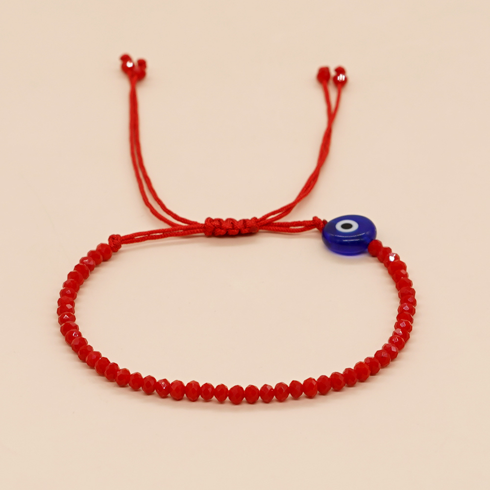 Simple Style Eye Glass Beaded Braid Women's Bracelets display picture 14
