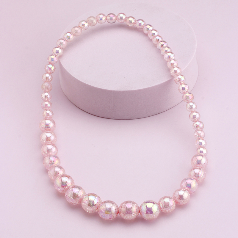 Princesse Romantique Couleur Unie Plastique De Gros Collier display picture 9