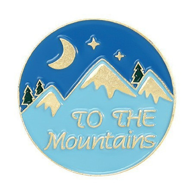 Cartoon Style Cowboy Style Sun Moon Scenery Alloy Stamping Stoving Varnish Plating Unisex Brooches display picture 14