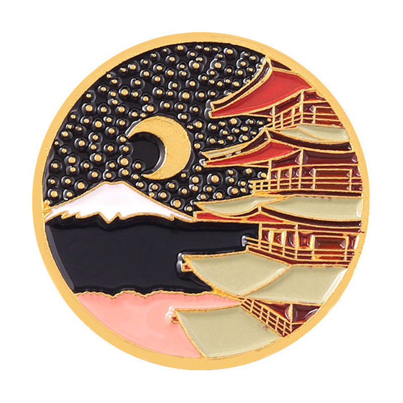 Cartoon Style Cowboy Style Sun Moon Scenery Alloy Stamping Stoving Varnish Plating Unisex Brooches display picture 17