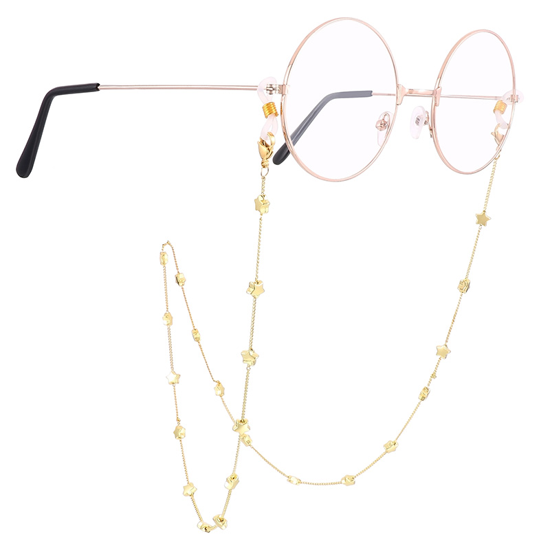 Casual Simple Style Star Stainless Steel Unisex Glasses Chain display picture 7