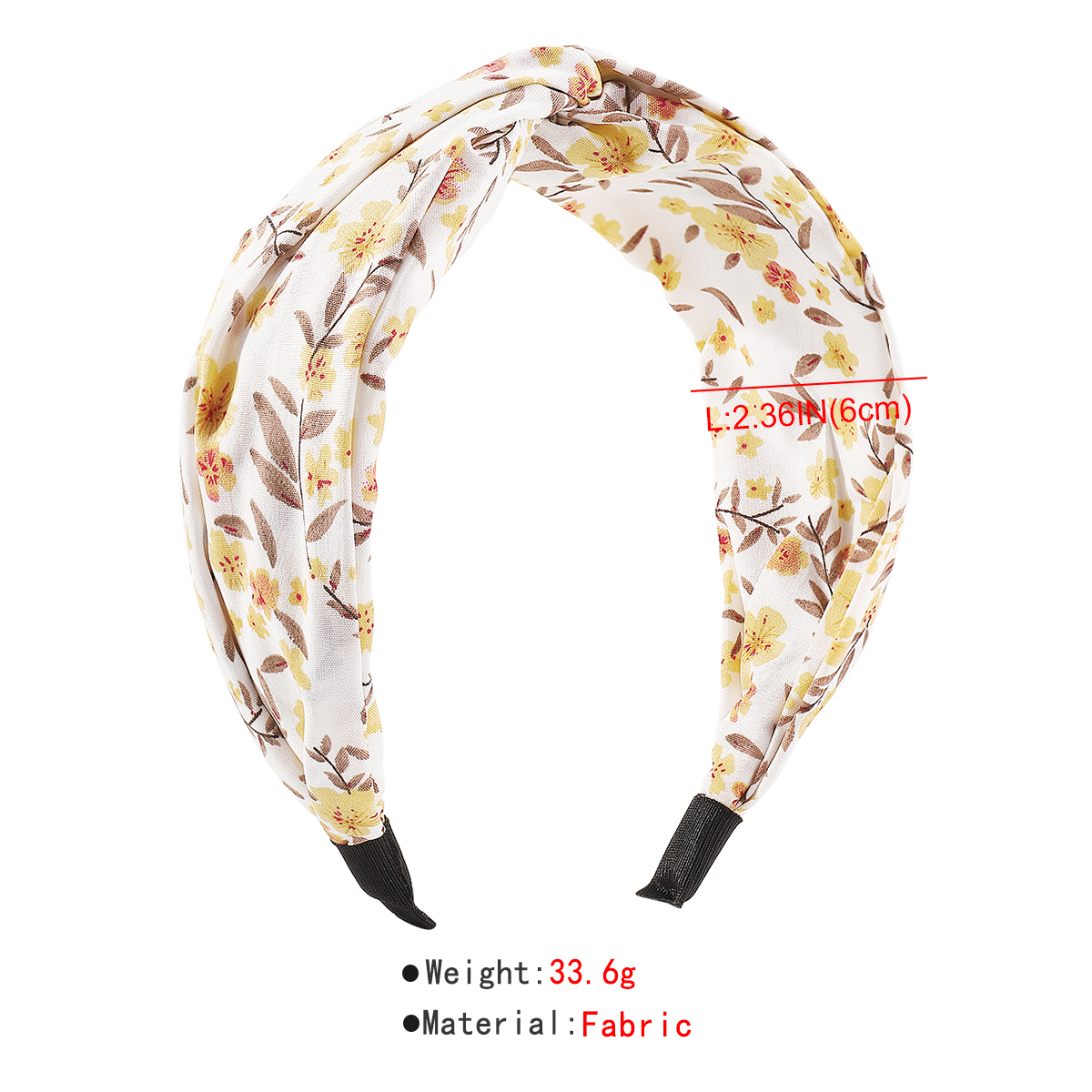 Women's Bohemian Beach Ditsy Floral Cloth Printing Hair Band display picture 15