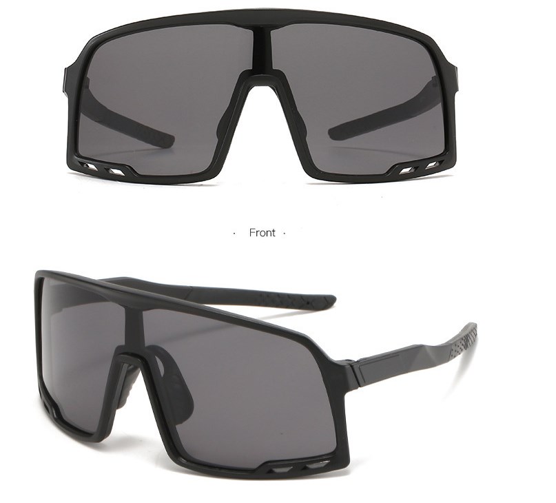 Streetwear Geometric Ac Square Full Frame Sports Sunglasses display picture 1