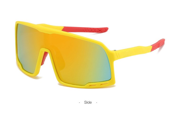 Streetwear Geometric Ac Square Full Frame Sports Sunglasses display picture 2