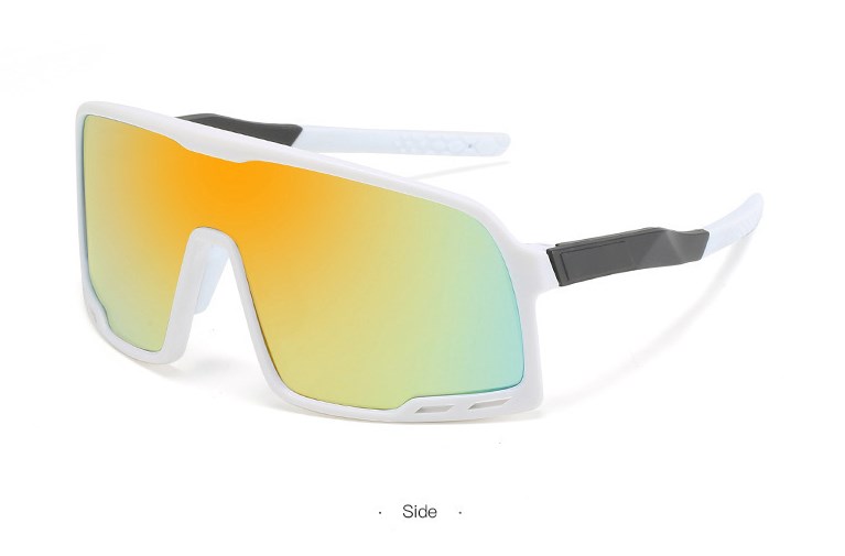 Streetwear Geometric Ac Square Full Frame Sports Sunglasses display picture 3
