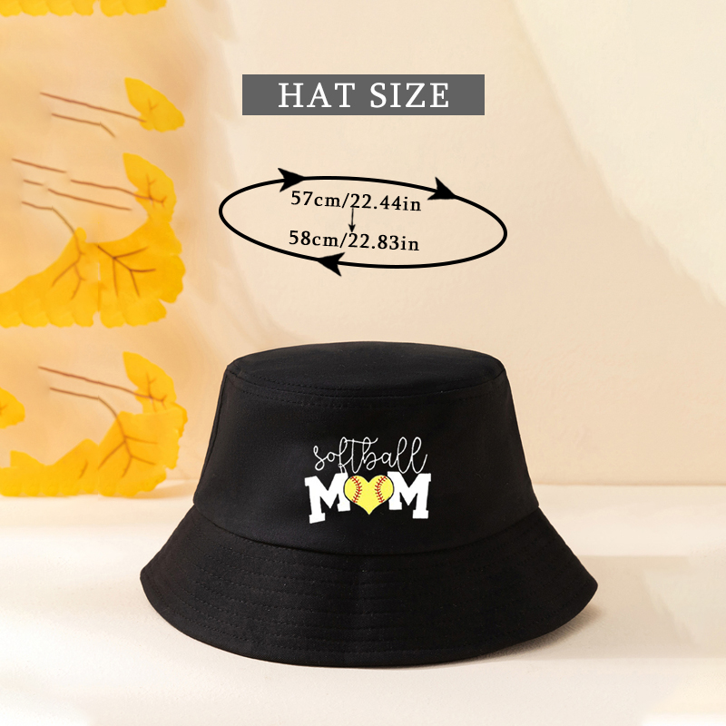 Unisex Mama Simple Style Letter Printing Wide Eaves Bucket Hat display picture 1