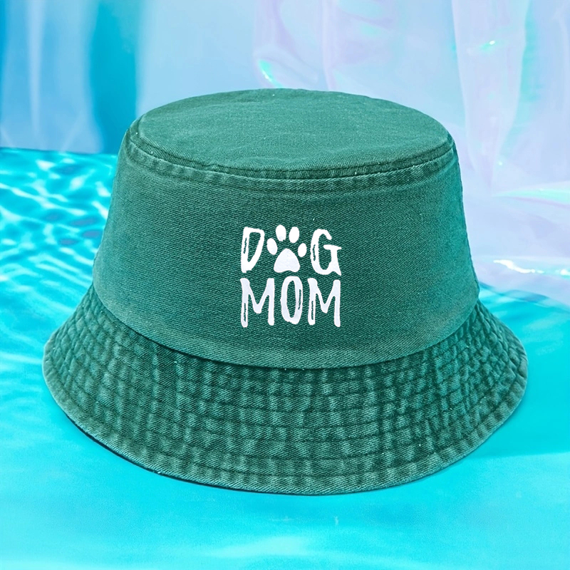 Unisex Lässig Mama Brief Drucken Breite Traufen Bucket Hat display picture 5