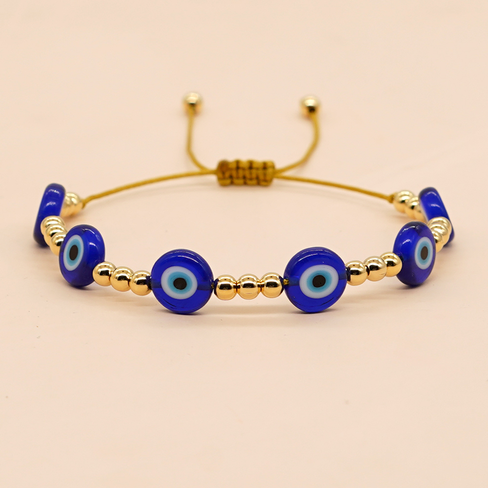 Casual Eye Artificial Crystal Glass Wholesale Bracelets display picture 5