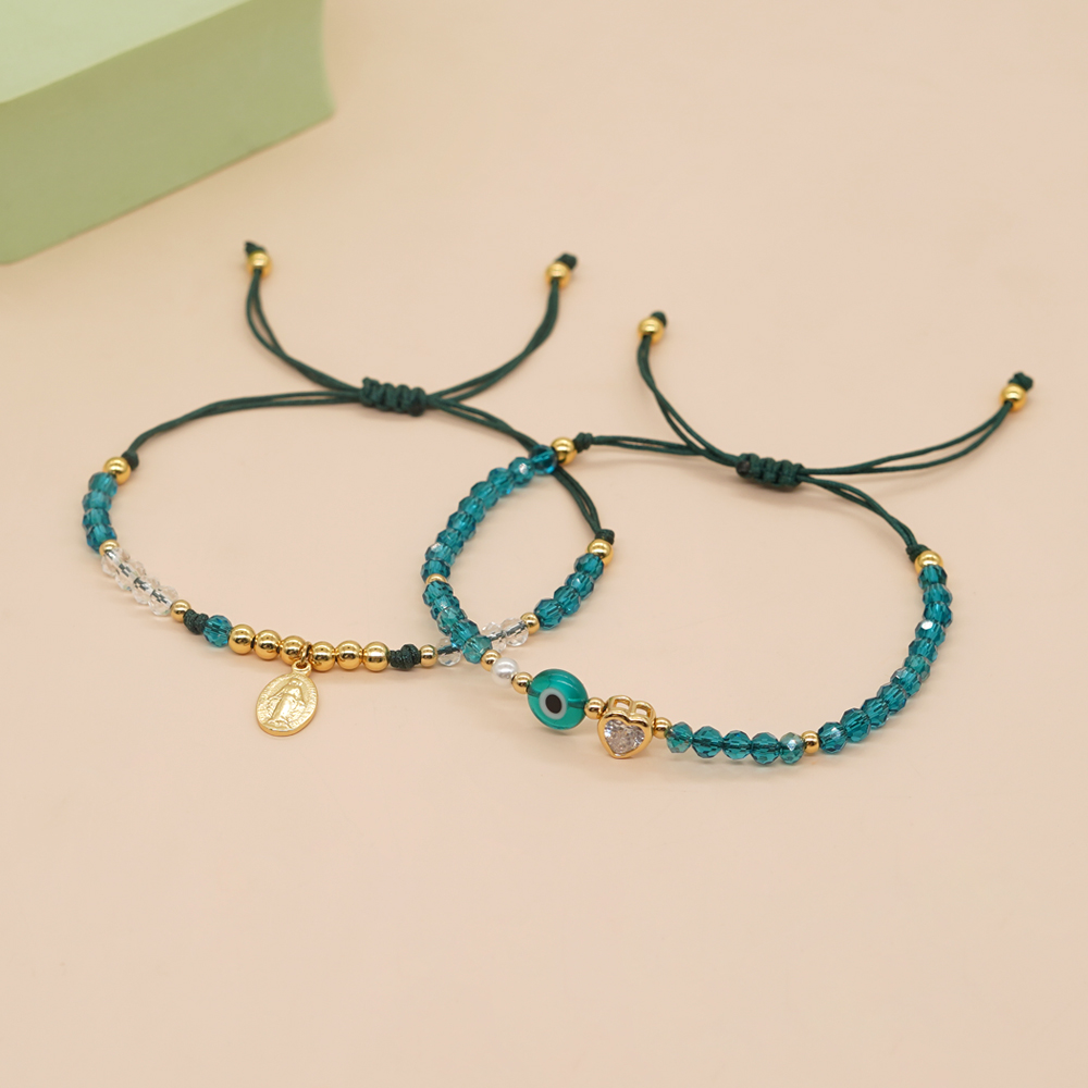 Casual Eye Artificial Crystal Glass Wholesale Bracelets display picture 16